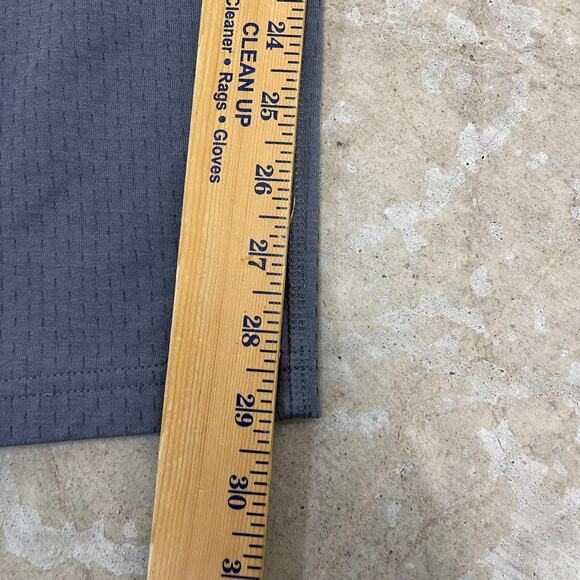 Adidas Pants Mens Medium Gray Team Squad Climalite Gray Sweatpants Zippered - Picture 12 of 16